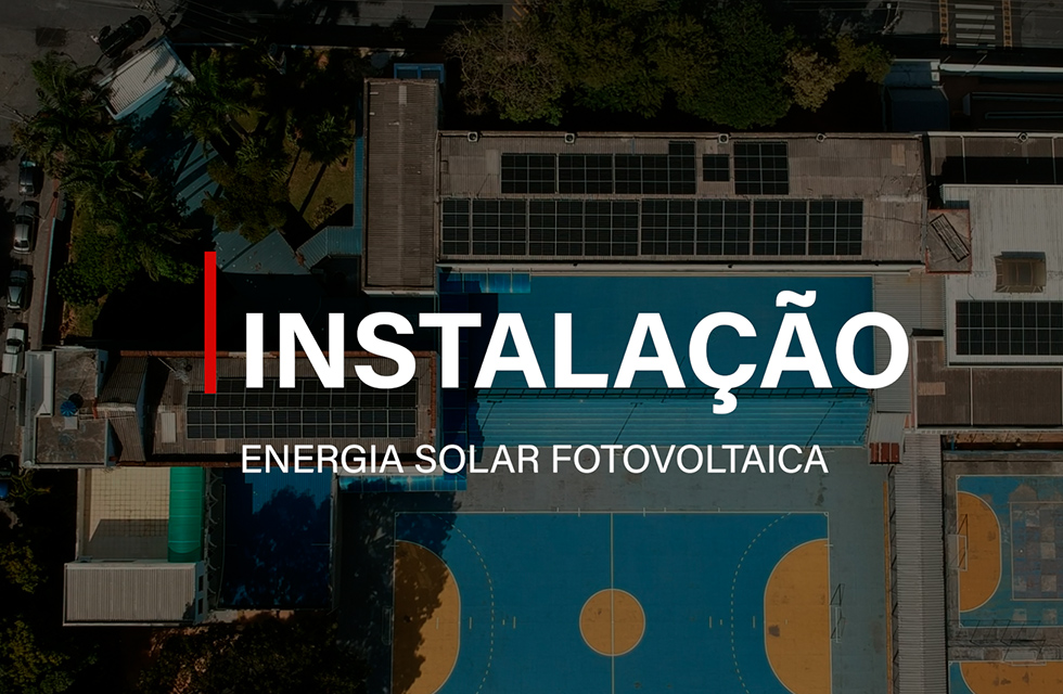 Instalação sistema de Energia Solar Fotovoltaico